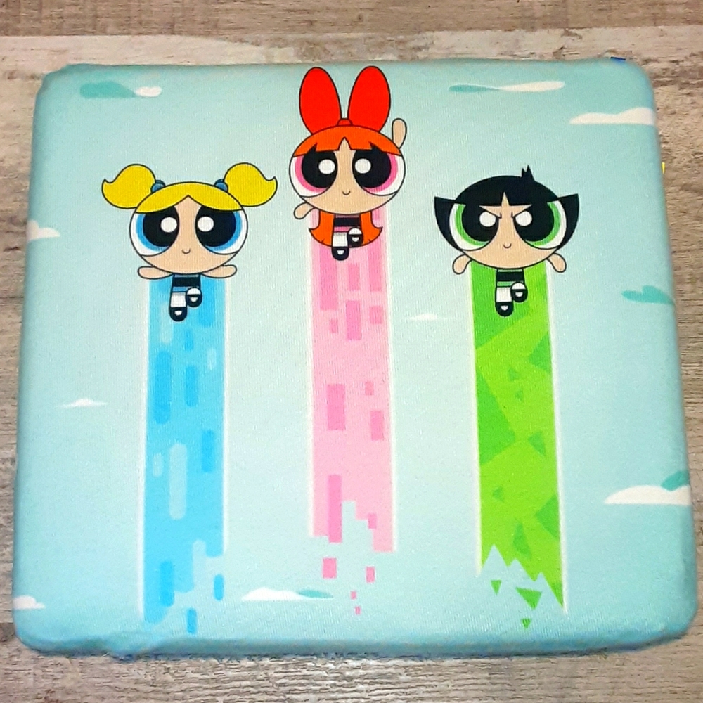 Power puff girl foam lap laptop or chair cushion